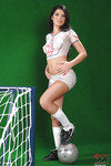 Roxy Panther fata sexy de fotbal