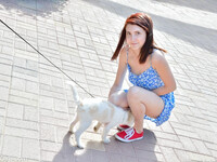 Lexi adolescenta cu sani amatori