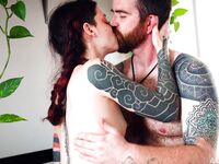 Tattored curvă cam daune profund futut și sa bucurat